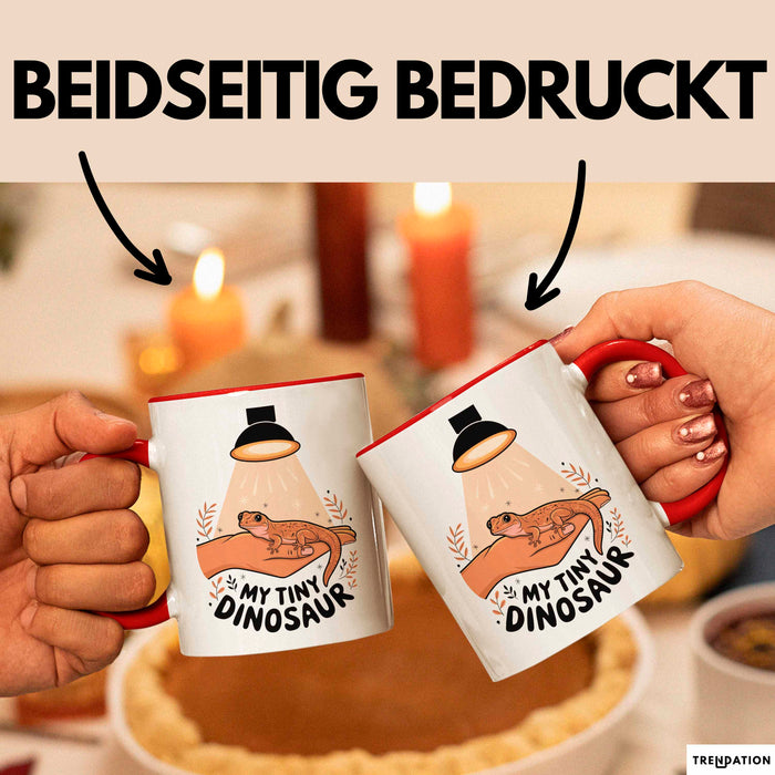 Exotischer Haustier Besitzer Tasse Geschenk Lustige Geschenkidee Spruch Für Reptilien Eltern Rot Trendation