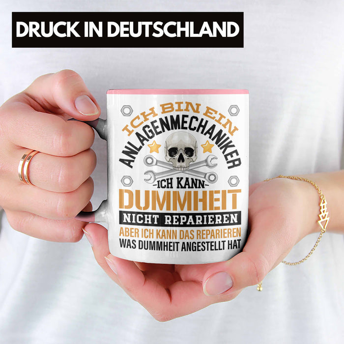 Anlagenmechaniker Tasse Geschenk Spruch Männer Trendation