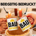 Bauleiter Bauunternehmer Tasse Geschenk Lustige Geschenkidee Spruch Bau Aufsicht Rot Trendation