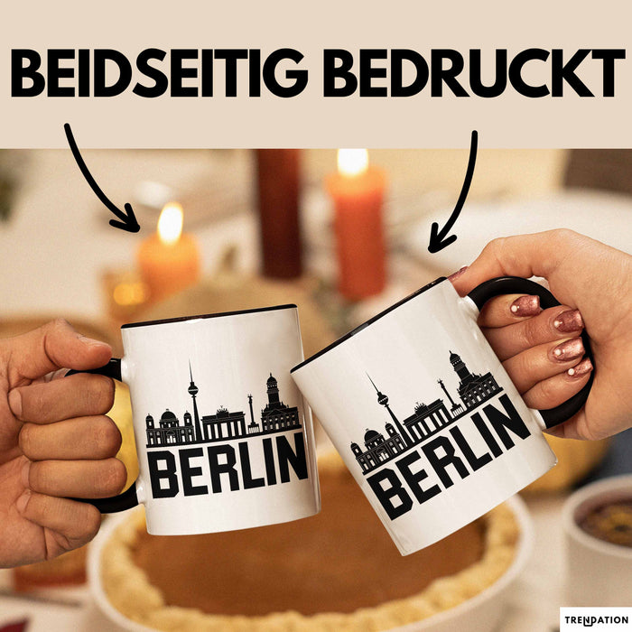 Berlin Tasse Geschenk Stadt Deutschland Hauptstadt Becher Trendation