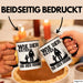 Vater Sohn Tasse Geschenk Lustige Geschenkidee Spruch Motorrad-Fahrer Trendation
