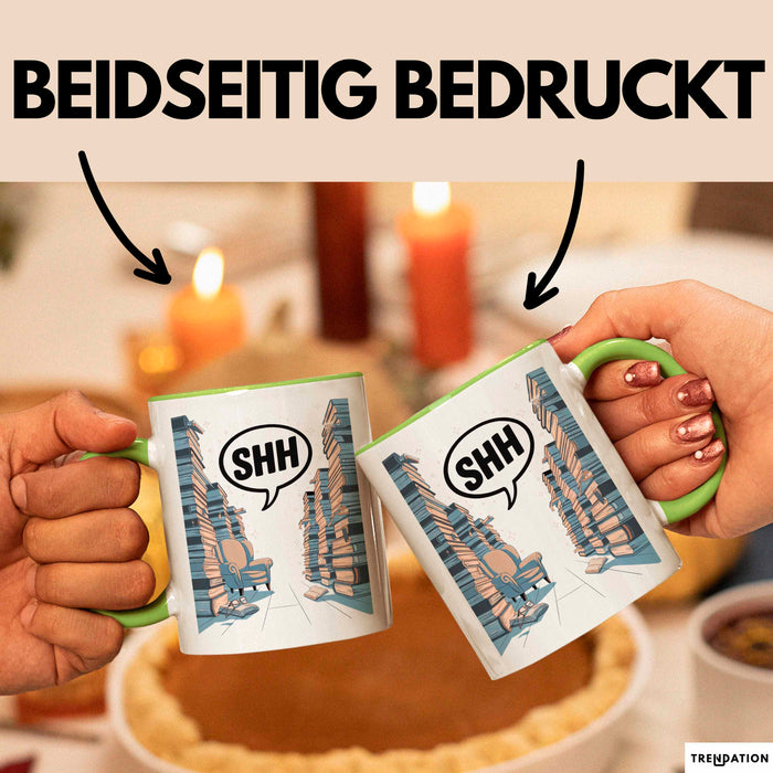 Bibliothekar Tasse Geschenk Lustige Geschenkidee Spruch Für Buch Hüter Grün Trendation