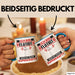 Flötist Tasse Geschenk für Flötist Geburtstag Lustiger Spruch Kaffee-Becher Was Ist Deine Superkraft Blau Trendation