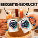 Waschbär Tierliebhaber Musik Kopfhörer Tasse Geschenk Lustige Geschenkidee Spruch Blau Trendation
