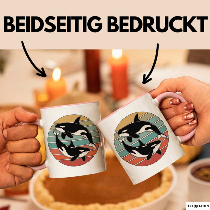 Wal Tier Tasse Geschenk Lustige Geschenkidee Spruch Rosa Trendation