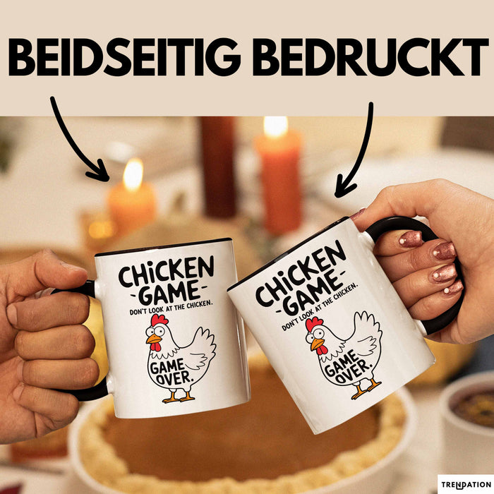 Sarkistisches Huhn Tasse Geschenk Lustige Geschenkidee Spruch Hühnerspiel Schau Nicht Auf Das Huhn Trendation