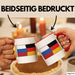 Russe Tasse Geschenk Russland Deutschland Flagge Geschenkidee Rot Trendation