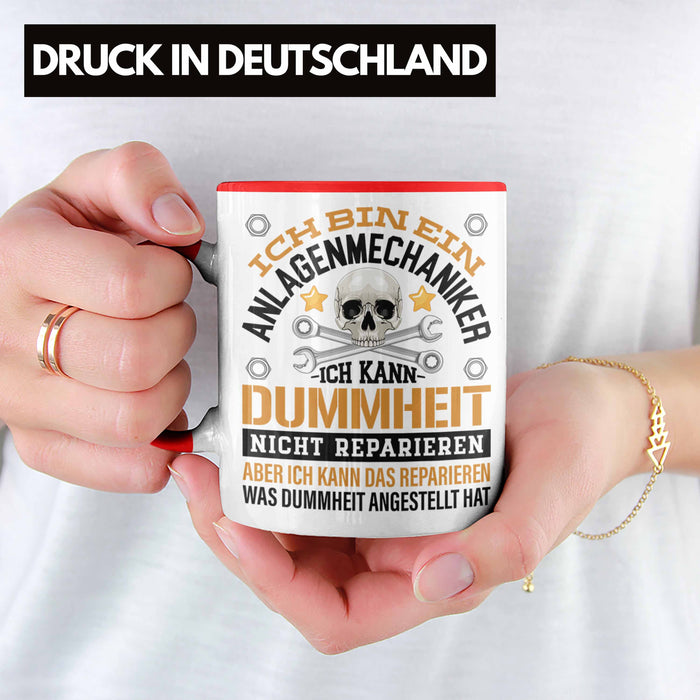 Anlagenmechaniker Tasse Geschenk Spruch Männer Trendation