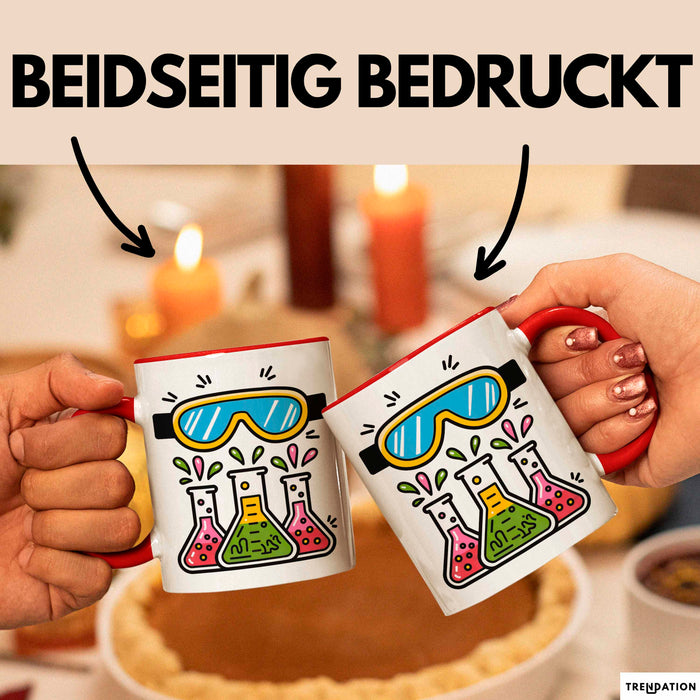 Laborant Tasse Geschenk Lustige Geschenkidee Spruch Für Labor Profis Rot Trendation