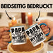 Papa Der Mann Der Mythos Die Legende Tasse Vatertag Spruch Bester Papa Geschenkidee Vater Blau Trendation