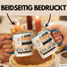 Ultraläuferin Tasse Geschenk Lustiger Spruch Bitte Erheben Sie Sich Seine Majestät Die Ultraläuferin Betritt Den Raum Blau Trendation