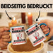 Journalist Tasse Geschenk für Journalist Geburtstag Lustiger Spruch Kaffee-Becher Was Ist Deine Superkraft Blau Trendation