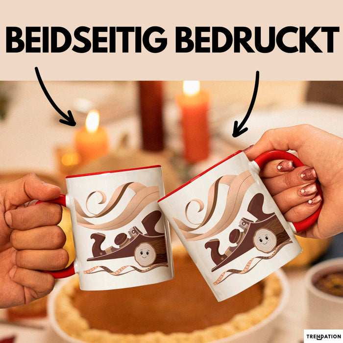 Holzarbeiter Tasse Geschenk Lustige Geschenkidee Spruch Für Holzhandwerk Fans Rot Trendation