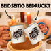 Waschbär Tierliebhaber Tasse Geschenk Lustige Geschenkidee Spruch Blau Trendation
