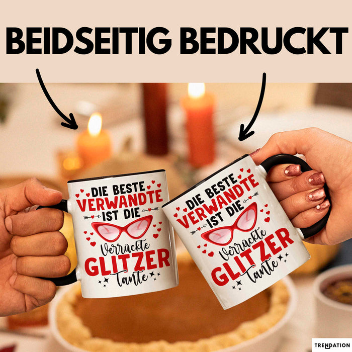 Tante Verwandte Tasse Geschenk Lustige Geschenkidee Spruch Beste Tante Trendation