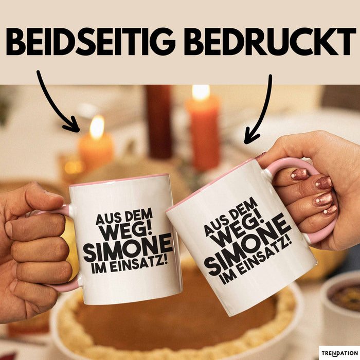 Simone Tasse Aus Dem Weg! Simone Im Einsatz! Geschenk