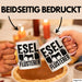 Eselbauer Esel Tier Tasse Geschenk Lustige Geschenkidee Spruch Esel Flüsterer Rosa Trendation