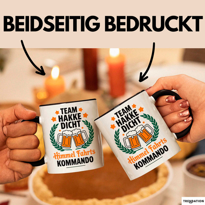 Sarkasmus Sarkastisch Tasse Geschenk Lustige Geschenkidee Spruch Team Hackedicht Himmelfahrtskommando Schwarz Trendation