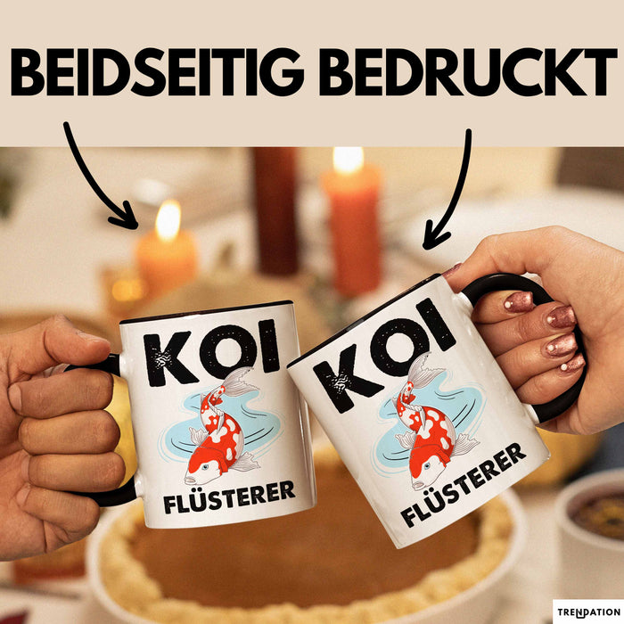 Koi-Fisch Tasse Geschenk Koi Flüsterer Koi Züchter Geschenkidee Becher Trendation