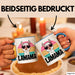 Lama Alpaka Mama Mutter Schwangerschaft Tasse Becher Geschenk Lustige Geschenkidee Spruch Lamama Blau Trendation