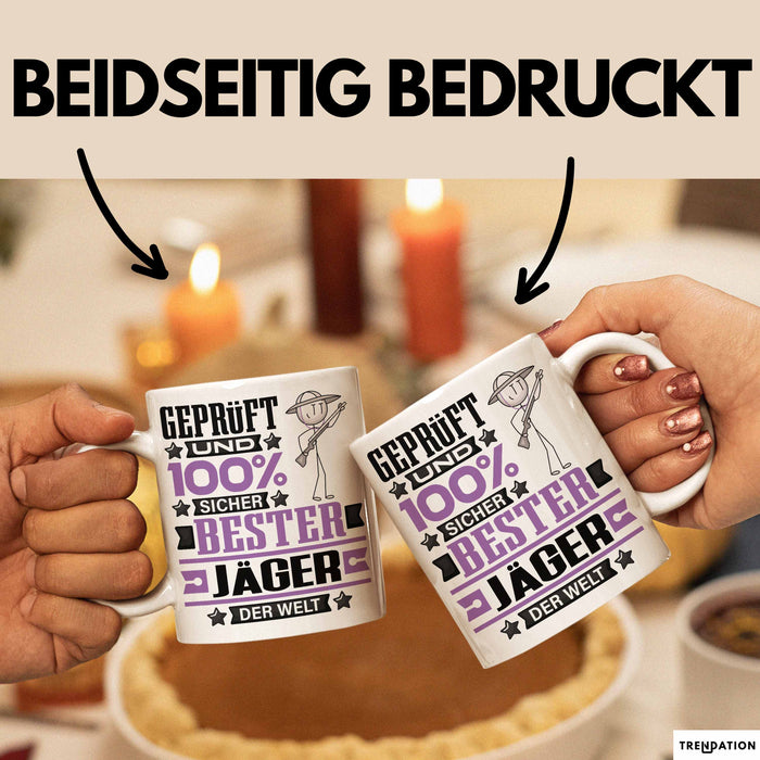 Jäger Geschenk Lustiger Spruch für Jäger Geschenkidee Bester Jäger Der Welt Weiß Trendation