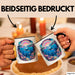 Delfin Tierliebhaber Tasse Geschenk Lustige Geschenkidee Spruch Regenbogendelfin Unterwasser Schwarz Trendation