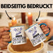Geschenk für Skaterin Tasse Lustige Geschenkidee Geburtstag Ich Bin Skaterin Ich Darf Das Blau Trendation