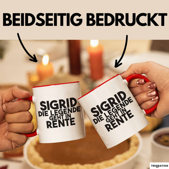 Sigrid Tasse Sigrid – Die Legende Geht In Rente Geschenk