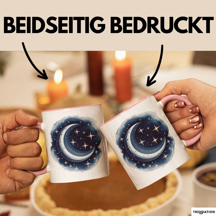 Astronomie Tasse Geschenkidee für Sternengucker Spruch Rosa Trendation