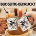 Drummer Schlagzeug-Spieler Geschenk Tasse Geschenkidee Kaffee-Becher Schlagzeuger Schlagzeug Stick Blau Trendation