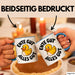 Gelbe Ente Tasse Geschenk Lustige Geschenkidee Spruch Ente gut alles gut Blau Trendation