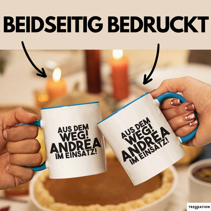 Andrea Tasse Aus Dem Weg! Andrea Im Einsatz! Geschenk