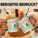 Ho Ho Hol Mir Mal Ein Bier Tasse Geschenk Ugly Tasse Geschenkidee Weihnachten Kaffee-Becher Blau Trendation