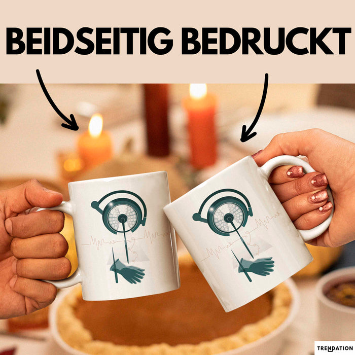 Chirurg Tasse Geschenk Lustige Geschenkidee Spruch Für OP Helden Weiß Trendation