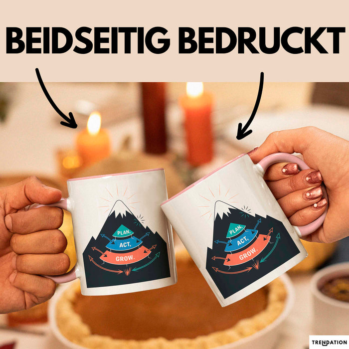 Life Coach Tasse Geschenk Lustige Geschenkidee Spruch Für Persönliche Entwicklung Sucher Rosa Trendation
