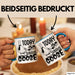 Gans Tasse Geschenk Today I Am A Serious Goose Kaffee-Becher Blau Trendation