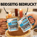 Schwimmsportler Geschenk Tasse Lustiger Spruch Erheben Sie Sich Der Schwimmsportler Betritt den Raum Blau Trendation