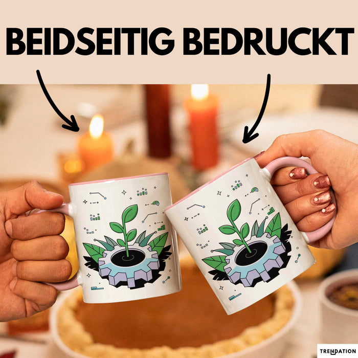 Nachhaltigkeits Berater Tasse Geschenk Lustige Geschenkidee Spruch Für Grüne Berater Rosa Trendation
