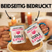Coole Oma Tasse Geschenk Muttertag Lustiger Spruch Richtig Cool Blau Trendation