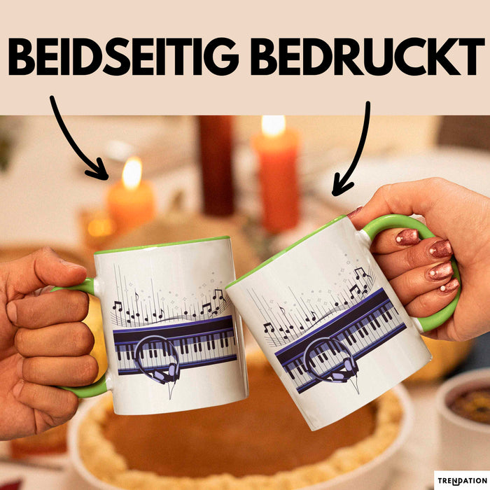 Musiker Tasse Geschenk Lustige Geschenkidee Spruch Für Musik Schaffende Grün Trendation