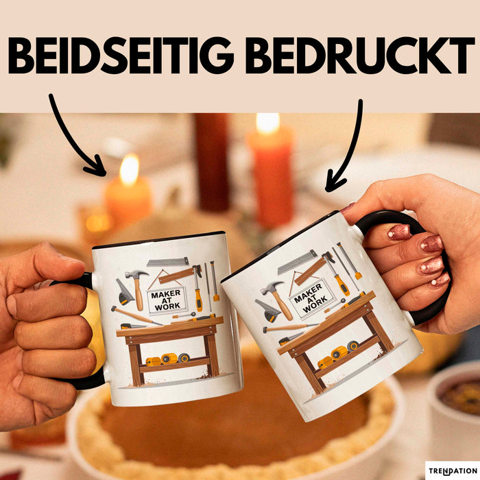 Handwerker Tasse Geschenk Lustige Geschenkidee Spruch Für Macher Trendation