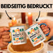 Alpaka Liebhaber Tasse Geschenkidee Alpaka Am Morgen Tierfan Blau Trendation