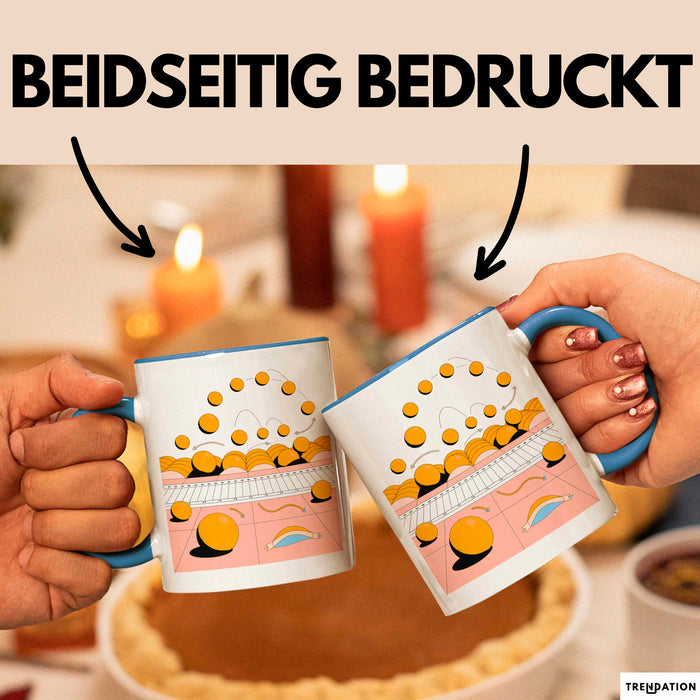 Animator Tasse Geschenk Lustige Geschenkidee Spruch Für Bewegungs Macher Blau Trendation