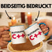 IT Programmierer Tasse Geschenk Blutgruppe C++ Spruch Blau Trendation