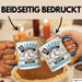 25 Jahre Tasse Geschenk Ehe Lustiger Spruch Humorvolle Geschenkidee Silberhochzeit Blau Trendation