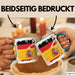 Deutsch Spanier Tasse Geschenk Lustiger Becher Geschenkidee Spanien Kaffee-Becher Blau Trendation