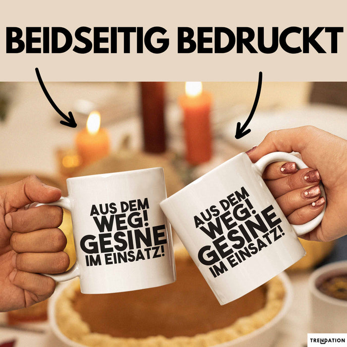 Gesine Tasse Aus Dem Weg! Gesine Im Einsatz! Geschenk