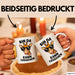 Sarkastische Giraffe Tasse Geschenk Lustige Geschenkidee Spruch Bin Da Kann Losgehen Weiß Trendation