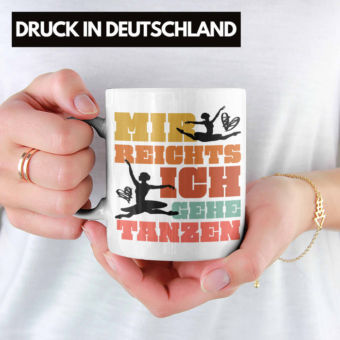 Trendation - Ballett Ballerina Tänzerin Tasse Mädchen Geschenk Frauen Tanzen Geschenkidee Kaffeetasse Weiß Trendation