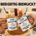 Enkel Geschenk Tasse Lustiger Spruch Ich Bin Enkel Warum Weil Ich Es Kann Geschenkidee Bester Enkel Geburtstag Kaffee-Becher Blau Trendation